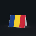 Cartão Bandeira da Romênia (romena)<br><div class="desc">Produtos de Sinalizador Mundial Personalizáveis - Sinta-se livre para adicionar seu próprio texto.</div>