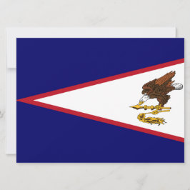 Cartão Bandeira da Samoa Americana