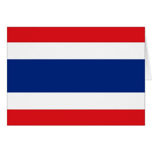 Cartão Bandeira da Tailândia