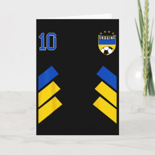 Cartão Bandeira da Ucrânia Amantes do Orgulho Ucraniano 8
