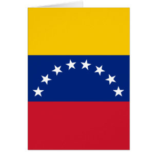Cartão Bandeira da Venezuela