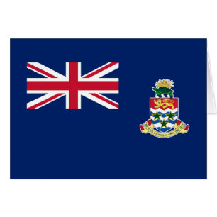 Cartão Bandeira das Ilhas Cayman