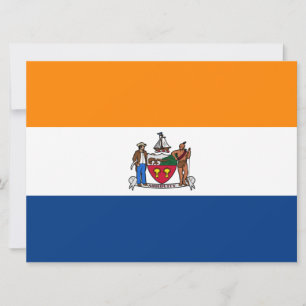 Cartão Bandeira de Albany (Nova Iorque)