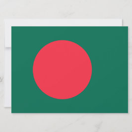 Cartão Bandeira de Bangladesh