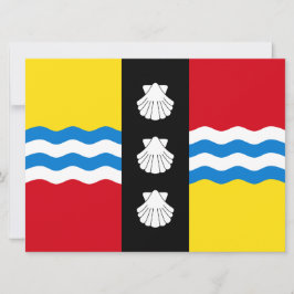 Cartão Bandeira de Bedfordshire (Condado de England, Rein