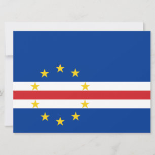 Cartão Bandeira de Cabo Verde (Cabo Verde)