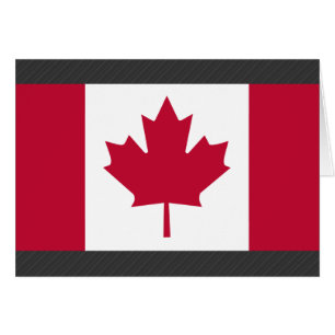 Cartão Bandeira de Canadá