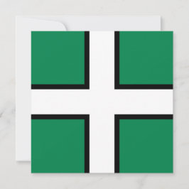Cartão Bandeira de Devon (distrito do Reino Unido)