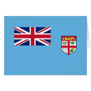 Cartão Bandeira de Fiji