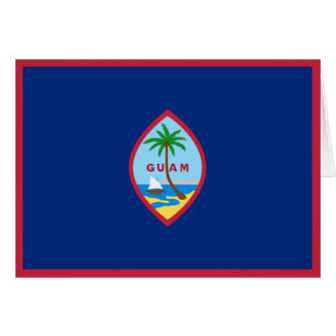 Cartão Bandeira de Guam