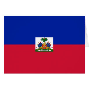Cartão Bandeira de Haiti