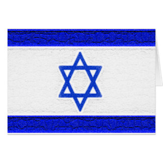 Cartão Bandeira de Israel