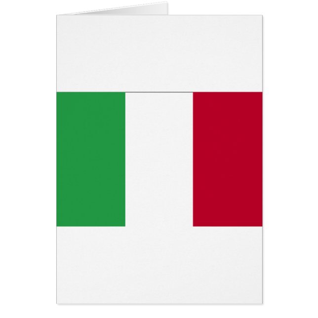 CARTÃO BANDEIRA DE ITALIA (Frente)