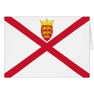 Cartão Bandeira de Jersey
