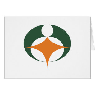 Cartão Bandeira de Koga, Shiga, Japão