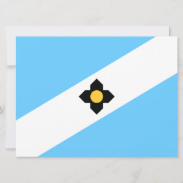Cartão Bandeira de Madison (Wisconsin)