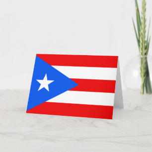 Cartão Bandeira de Porto Rico (Porto Rico)