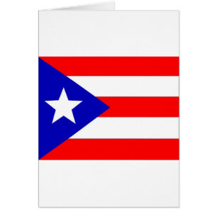 Cartão Bandeira de Puerto Rico