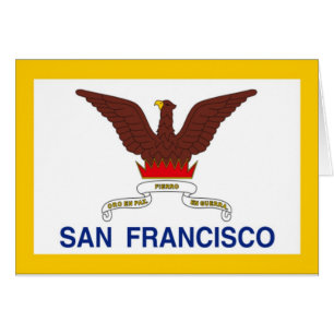Cartão Bandeira de San Francisco
