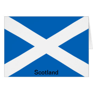 Cartão Bandeira de Scotland