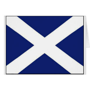 CARTÃO BANDEIRA DE SCOTLAND