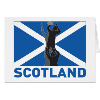 Cartão Bandeira de scotland da bola do lance do lineout