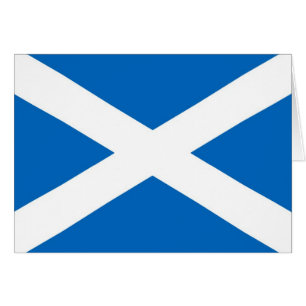Cartão Bandeira de Scotland ou de Saltire