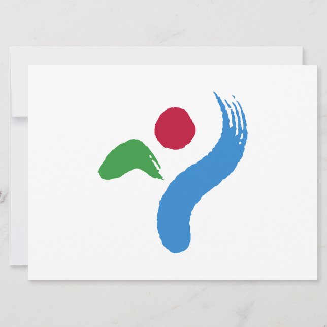 Cartão Bandeira de Seul (Coreia do Sul) (Frente)