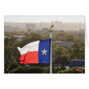 Cartão Bandeira de Texas