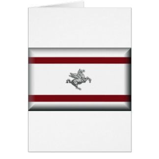 Cartão Bandeira de Toscânia (Italia)