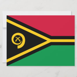 Cartão Bandeira de Vanuatu