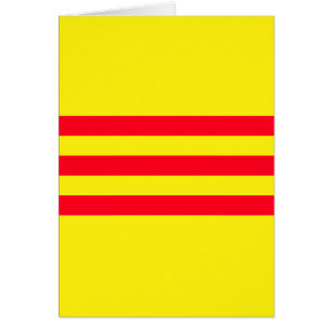Cartão Bandeira de Vietnam sul