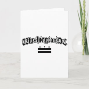 Cartão Bandeira de Washington Dc Suvenir Homens Mulheres