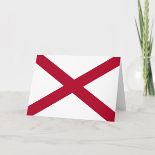 Cartão Bandeira do Alabamiano, Bandeira do Alabama