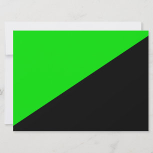 Cartão Bandeira do Anarquismo Verde