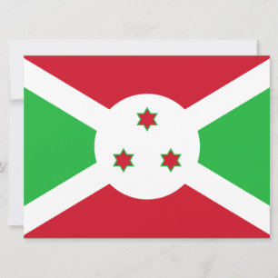 Cartão Bandeira do Burundi