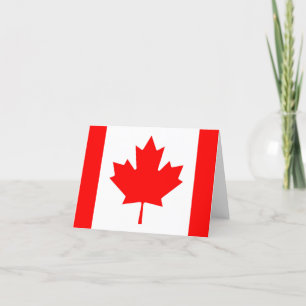 Cartão Bandeira do Canadá