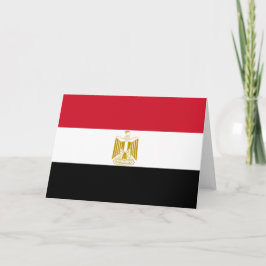Cartão Bandeira do Egito