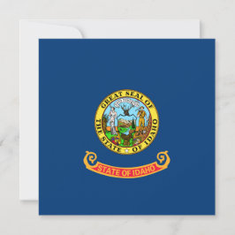 Cartão Bandeira do Estado de Idaho