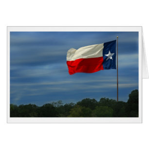 Cartão Bandeira do estado de Texas