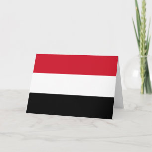 Cartão Bandeira do Iémen
