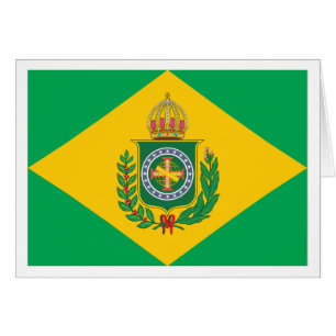 Cartão Bandeira do império de Brasil