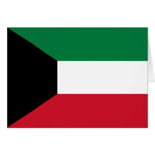Cartão Bandeira do Kuwait