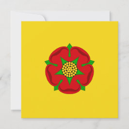 Cartão Bandeira do Lancashire
