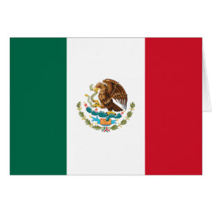 Cartão Bandeira do México