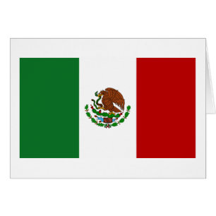 Cartão Bandeira do México