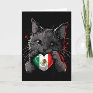 Cartão bandeira do México orgulho mexicano raízes mexican