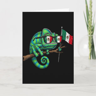 Cartão bandeira do México orgulho mexicano raízes mexican