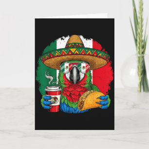 Cartão bandeira do México orgulho mexicano raízes mexican