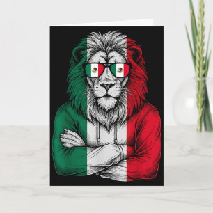 Cartão bandeira do México orgulho mexicano raízes mexican